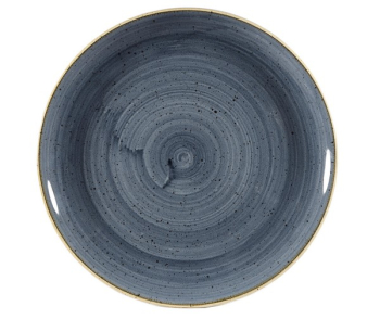 CHURCHILL SUPER VITRIFIED STONECAST BLUEBERRY COUPE PLATE 11.3Inch