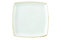 CHURCHILL SUPER VITRIFIED STONECAST DUCK EGG BLUE SQUARE PLATE 10.5inch