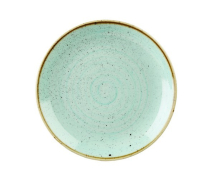 CHURCHILL SUPER VITRIFIED STONECAST DUCK EGG BLUE COUPE PLATE 11.3inch