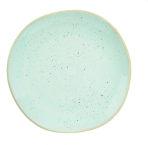 CH STONECAST BLUE ROUND TRACE PLATE 10 3/8inch X12 SDESOG101