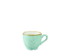 CHURCHILL SUPER VITRIFIED STONECAST DUCK EGG BLUE ESPRESSO CUP 3.5OZ