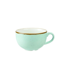 CHURCHILL SUPER VITRIFIED STONECAST DUCK EGG BLUE CAPPUCCINO CUP 17.6OZ