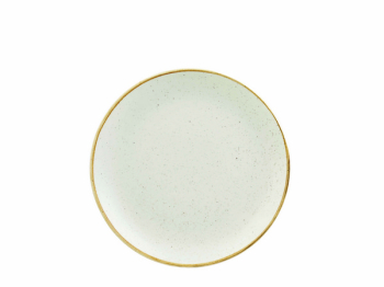 CHURCHILL SUPER VITRIFIED STONECAST BARLEY WHITE COUPE PLATE 10.3Inch