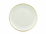 CHURCHILL SUPER VITRIFIED STONECAST BARLEY WHITE COUPE PLATE 11.3"