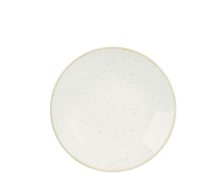 CHURCHILL SUPER VITRIFIED STONECAST BARLEY WHITE COUPE PLATE 8.9inch