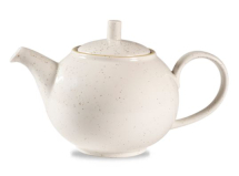 CHURCHILL SUPER VITRIFIED STONECAST BARLEY WHITE TEAPOT 30OZ