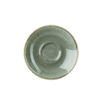 CHURCHILL SUPER VITRIFIED STONECAST PEPPERCORN GREY SAUCER 4.6Inch