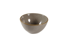 CHURCHILL SUPER VITRIFIED STONECAST PEPPERCORN GREY SNACK BOWL 14OZ