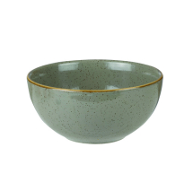 CHURCHILL SUPER VITRIFIED STONECAST PEPPERCORN GREY SOUP BOWL 16.5OZ