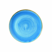 CHURCHILL SUPER VITRIFIED STONECAST CORNFLOWER BLUE COUPE BOWL 84.5OZ