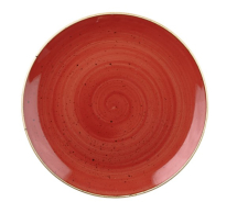 CHURCHILL SUPER VITRIFIED STONECAST BERRY RED COUPE BOWL 40OZ
