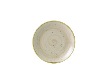 CHURCHILL SUPER VITRIFIED STONECAST NUTMEG CREAM COUPE PLATE 6.5inch