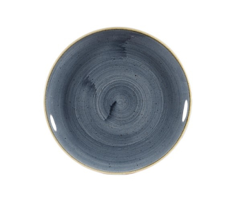 CHURCHILL SUPER VITRIFIED STONECAST BLUEBERRY COUPE PLATE 8.5Inch