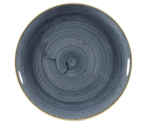 CHURCHILL SUPER VITRIFIED STONECAST BLUEBERRY COUPE PLATE 11.3inch