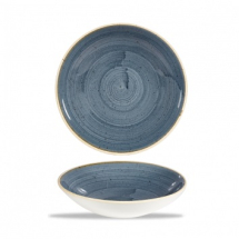 CHURCHILL SUPER VITRIFIED STONECAST BLUEBERRY COUPE BOWL 15OZ