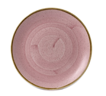 CHURCHILL SUPER VITRIFIED STONECAST PETAL PINK COUPE PLATE 10.2inch
