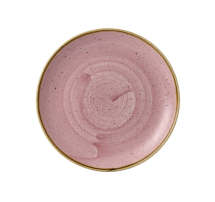 CHURCHILL SUPER VITRIFIED STONECAST PETAL PINK COUPE PLATE 8.5inch