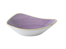 CHURCHILL STONECAST LAVENDER TRIANGLE BOWL 23.5CM/21OZ X 12