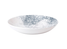 CHURCHILL SUPER VITRIFIED STUDIO PRINTS HAZE BLUE COUPE BOWL 40OZ