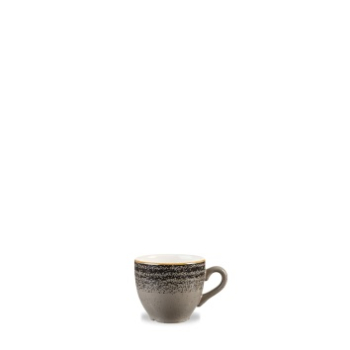 CHURCHILL SUPER VITRIFIED STUDIO PRINTS CHARCOAL BLACK ESPRESSO CUP 3.5OZ