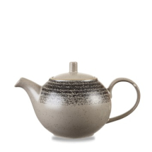 CHURCHILL SUPER VITRIFIED STUDIO PRINTS CHARCOAL BLACK TEAPOT 15OZ