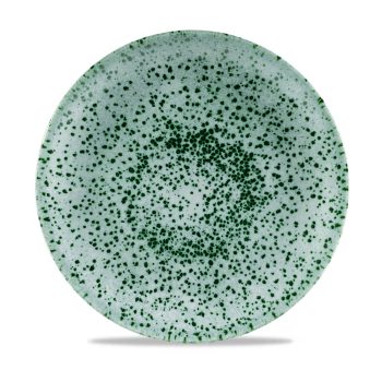 CHURCHILL SUPER VITRIFIED STUDIO PRINTS MINERAL GREEN COUPE PLATE 10.2Inch