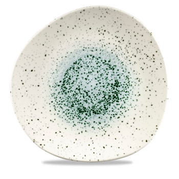 CHURCHILL SUPER VITRIFIED STUDIO PRINTS MINERAL GREEN ORGANIC PLATE 11.3Inch