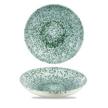 CHURCHILL SUPER VITRIFIED STUDIO PRINTS MINERAL GREEN COUPE BOWL 40OZ