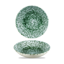 CHURCHILL SUPER VITRIFIED STUDIO PRINTS MINERAL GREEN COUPE BOWL 15OZ