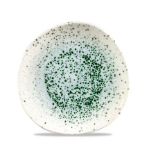 CHURCHILL SUPER VITRIFIED STUDIO PRINTS MINERAL GREEN ORGANIC PLATE 8.3inch