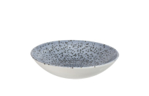 CHURCHILL SUPER VITRIFIED STUDIO PRINTS MINERAL BLUE COUPE BOWL 15OZ