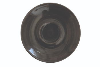 CHURCHILL SUPER VITRIFIED STONECAST PATINA IRON BLACK SAUCER 6.1Inch