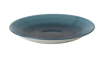 CHURCHILL SUPER VITRIFIED STONECAST AQUEOUS LAGOON COUPE PLATE 10Inch