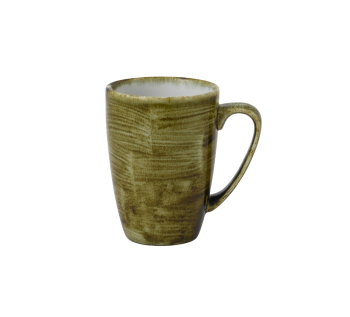 CHURCHILL SUPER VITRIFIED STONECAST PLUME OLIVE MUG 12OZ