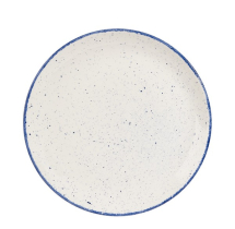 CHURCHILL SUPER VITRIFIED STONECAST HINTS INDIGO BLUE COUPE PLATE 11.3inch