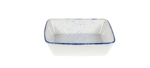 CHURCHILL SUPER VITRIFIED STONECAST HINTS INDIGO BLUE SQUARE BAKING DISH 70.4oz