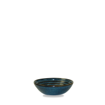 CHURCHILL SUPER VITRIFIED BIT ON THE SIDE SAPPHIRE DIP DISH 4.9OZ