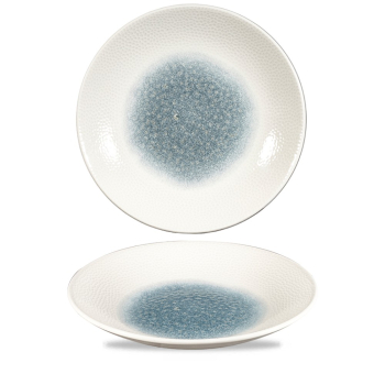 CHURCHILL SUPER VITRIFIED ISLA TOPAZ BLUE COUPE PLATE 11Inch