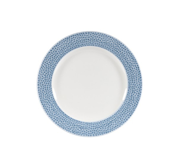 CHURCHILL SUPER VITRIFIED ISLA OCEAN BLUE PLATE 8.3Inch