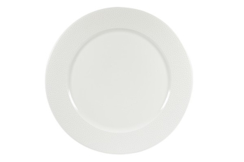 CHURCHILL SUPER VITRIFIED ISLA WHITE PLATE 12Inch