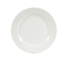 CHURCHILL SUPER VITRIFIED ISLA WHITE FOOTED PLATE 12inch