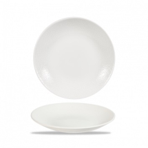 CHURCHILL SUPER VITRIFIED ISLA WHITE COUPE PLATE 10inch