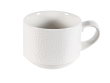 CHURCHILL SUPER VITRIFIED ISLA WHITE STACKING CUP 8OZ