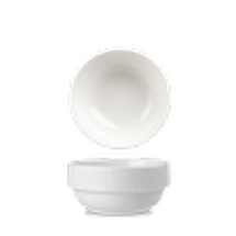 CHURCHILL SUPER VITRIFIED BAMBOO WHITE STACKING BOWL 13.3OZ