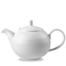 CHURCHILL SUPER VITRIFIED BAMBOO WHITE TEAPOT 30OZ