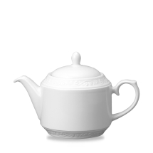 CHURCHILL SUPER VITRIFIED CHATEAU WHITE TEAPOT 28.2OZ