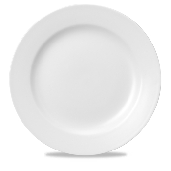 CHURCHILL SUPER VITRIFIED CLASSIC WHITE SERVICE PLATE 12.3Inch