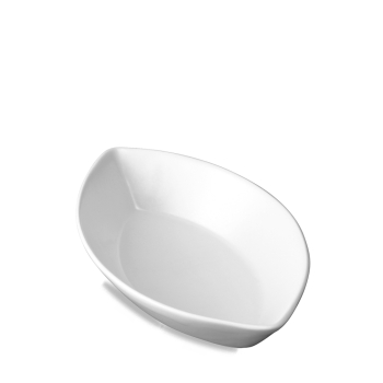 CHURCHILL SUPER VITRIFIED VOYAGER WHITE LARGE ECLIPSE DISH 14.4OZ