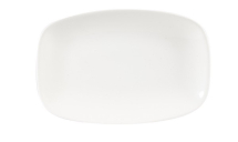 CHURCHILL SUPER VITRIFIED WHITE X SQUARED CHEF'S OBLONG PLATE 9.3X6.2inch