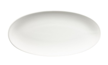 CHURCHILL SUPER VITRIFIED WHITE CHEFS' OVAL PLATE 13.7X6.8Inch